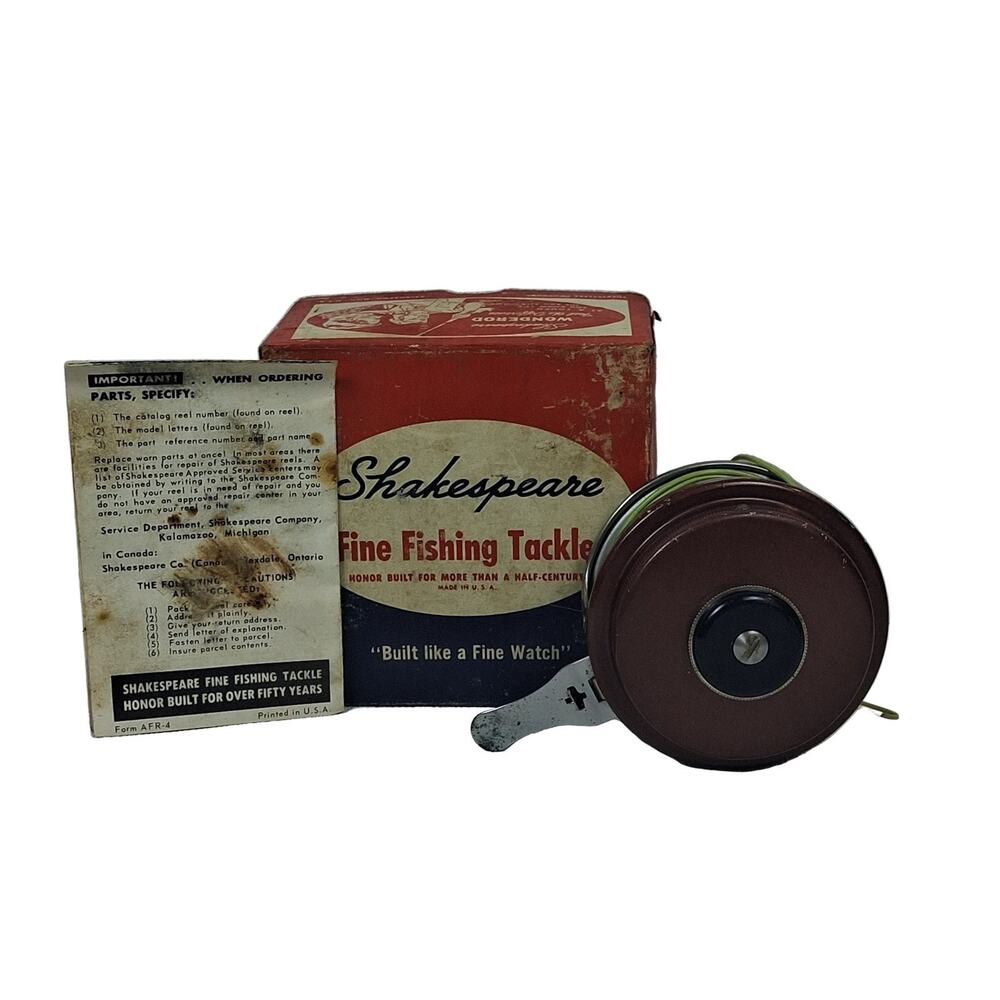 Shakespeare OK Automatic Fly Rod Reel 1822 Fishing Reel Silent Winding USA